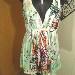 Spy zone exchange halter top size small
